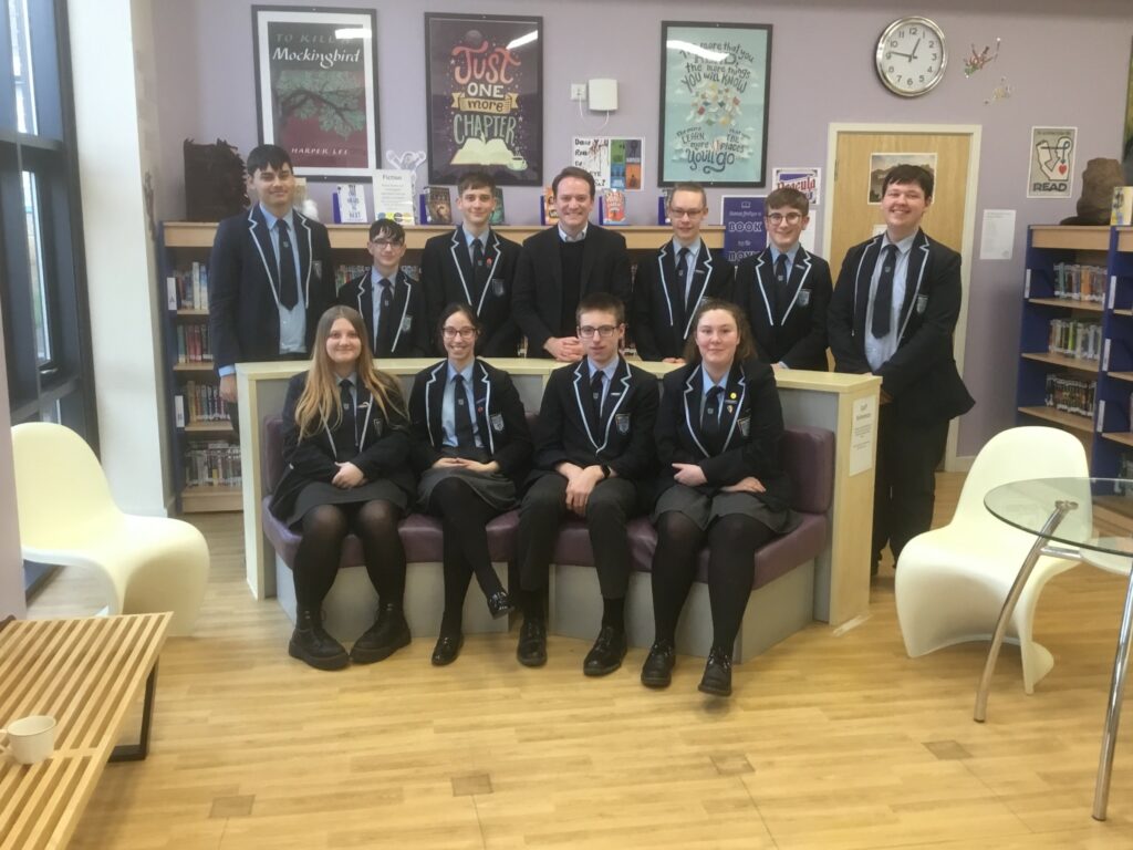 Gareth Davies MP - visit to the Academy