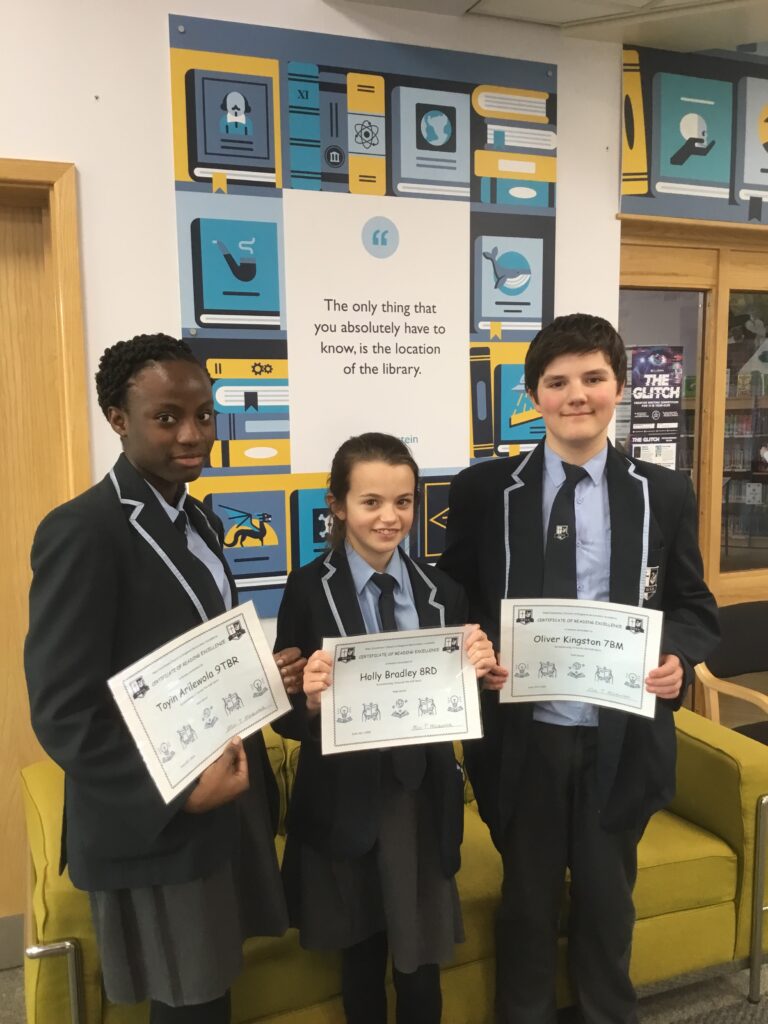 Students Rewarded for their Reading Excellence