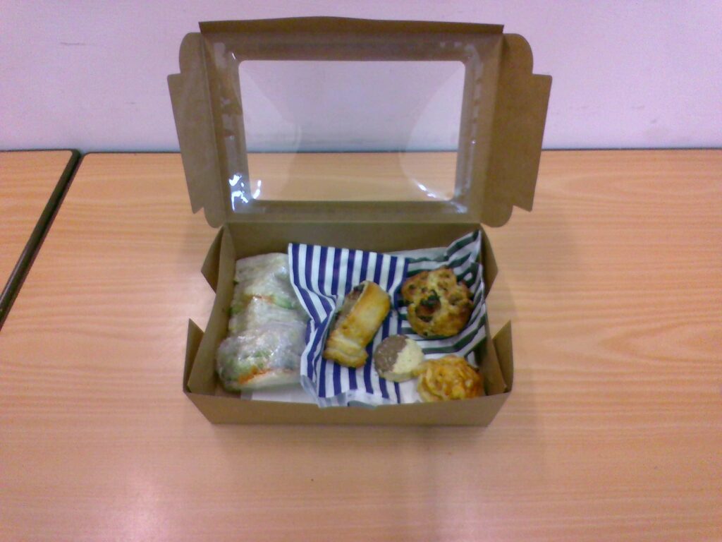 Afternoon tea boxes